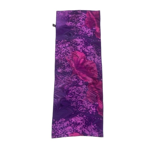 Nwot Chena River hand marbleized silk purple & berry rectangular - Picture 2 of 8